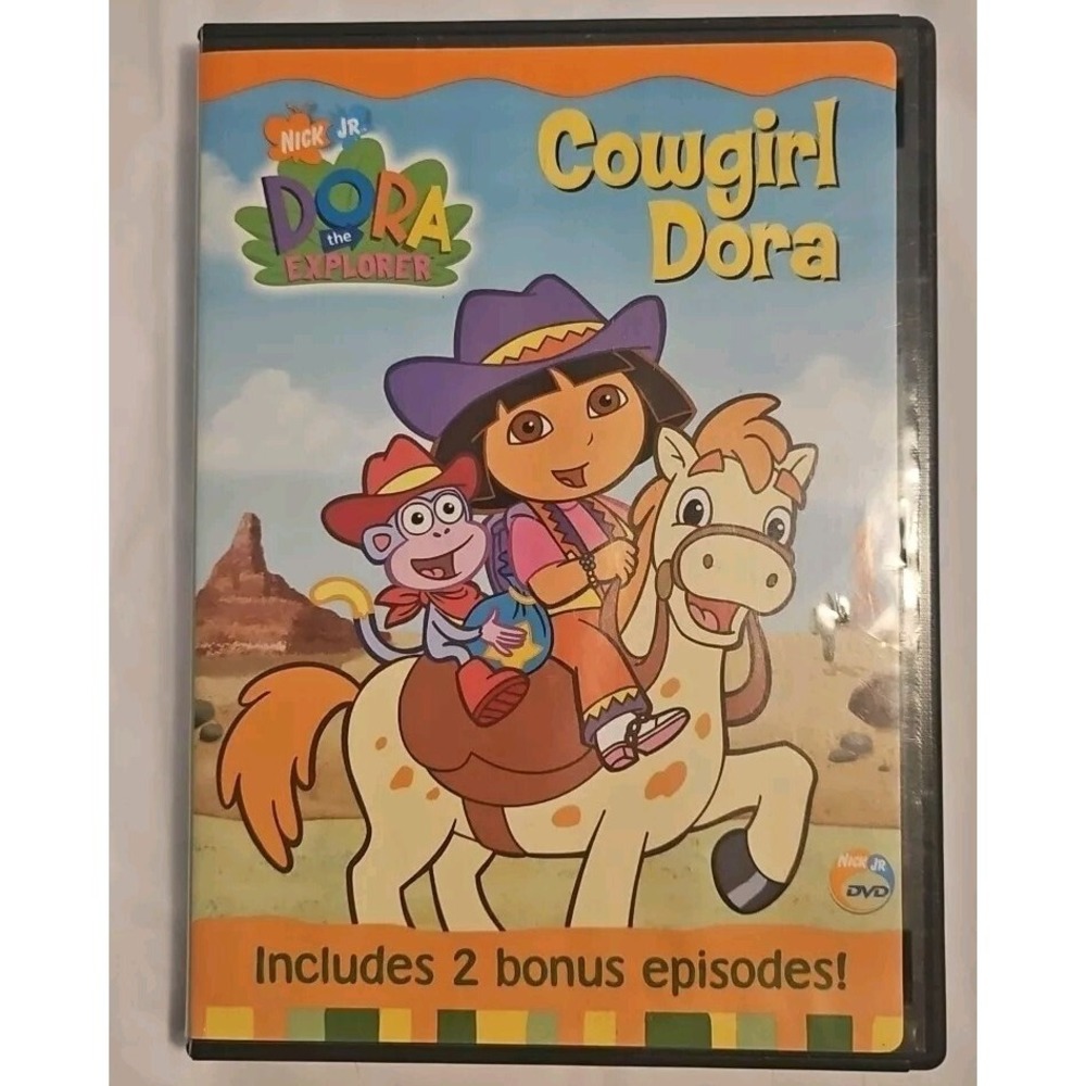 Dora the Explorer: Cowgirl Dora (DVD 2003 4 Eps.) Nick Jr Show Spanish Music ESL